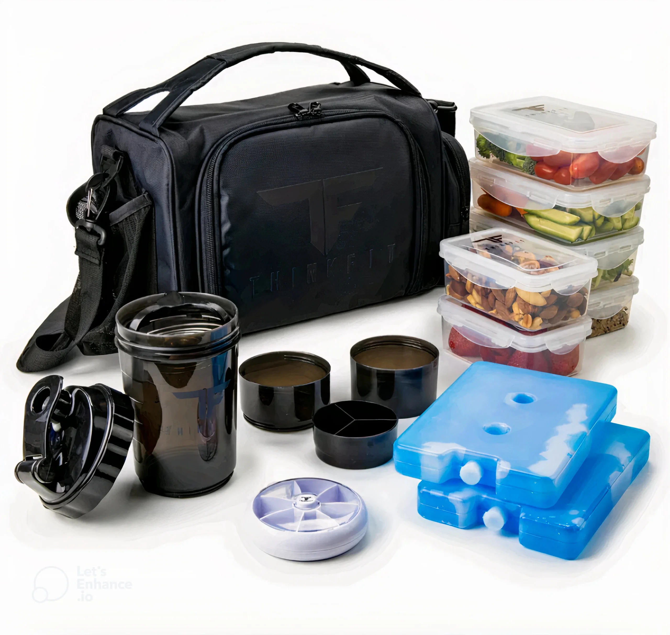 Diabetic Smoothie Recipes: How to Make 10 Delicious Drinks 3 Black Meal Prep Lunch Bag Set with insulated bag and leak-proof containers