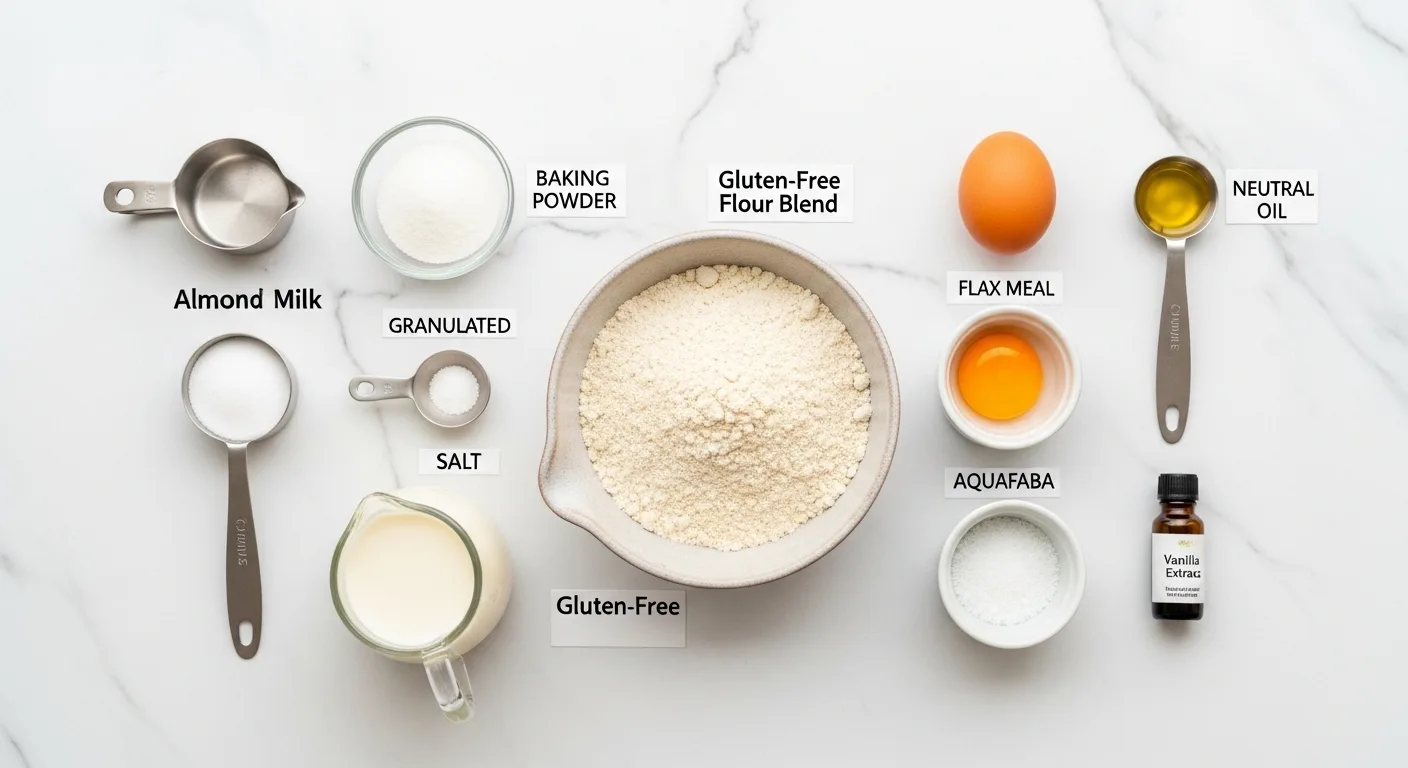 How To Make The Ultimate Fluffy Gluten Free Pancake Recipe | Easy GF & DF Recipe 1 Ingredients for gluten free pancake recipe with dairy-free and vegan swaps.